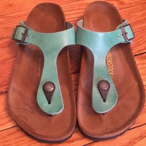 Turquoise Birkenstock